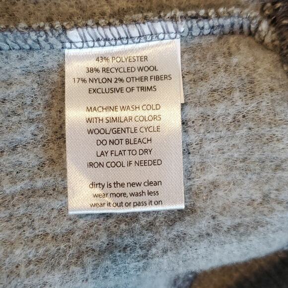 Toad & Co Breithorn Crew Crewneck Gray Heathered Sweater SZ XXL - Picture 7 of 8